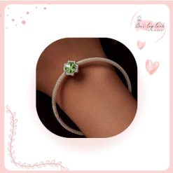 Hạt Charm Bạc Nữ DIY Đính Đá